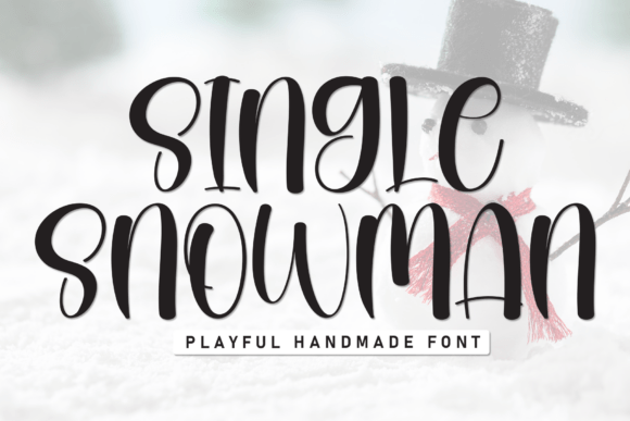 Single Snowman Font Download for Desktop