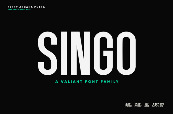 Singo Font Download for Desktop