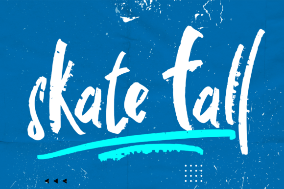 Skate Fall Font - Featured Image