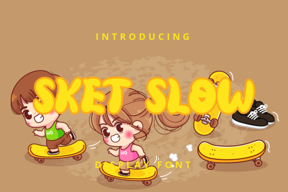 Sket Slow Font - Featured Image