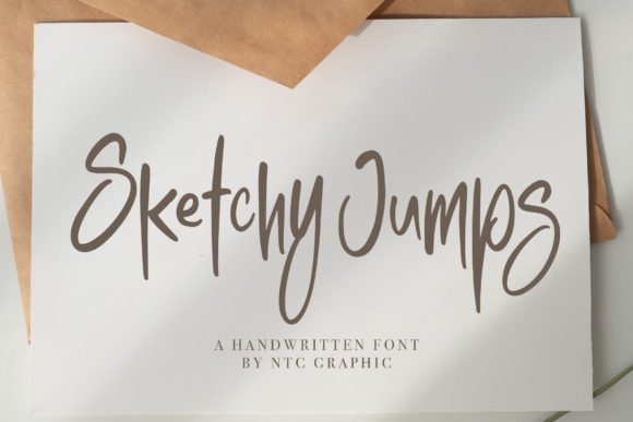 Sketchy Jumps – Handwritten Font Download for Desktop