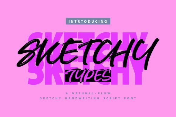 Sketchy Types Font - Featured Image