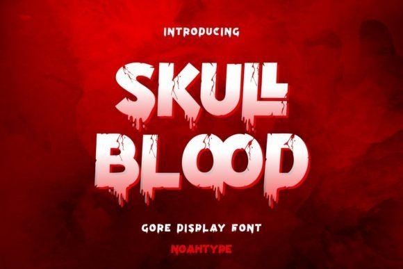 Skull Blood Font - Featured Image