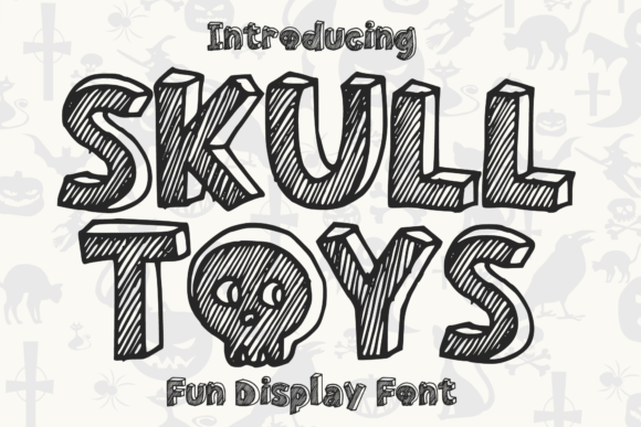 Skull Toys Font - Featured Image
