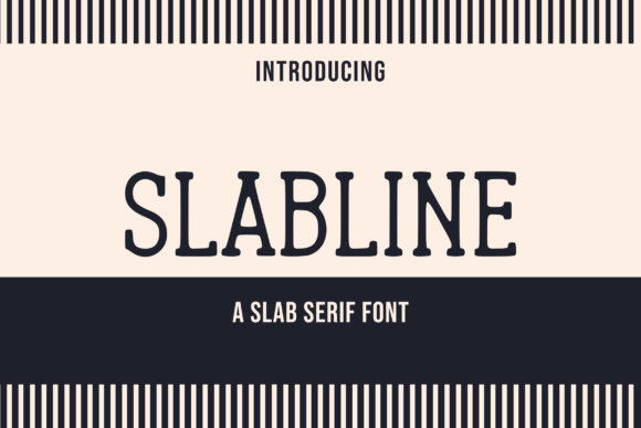 Slabline Font - Featured Image