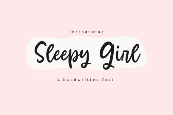 Sleepy Girl Font - Featured Image