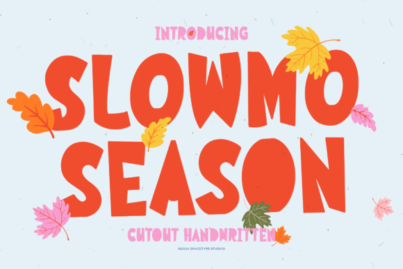 Slowmo Season Font - Featured Image