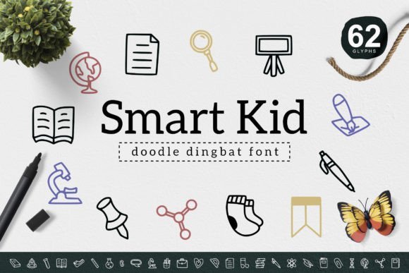 Smart Kid Font - Featured Image