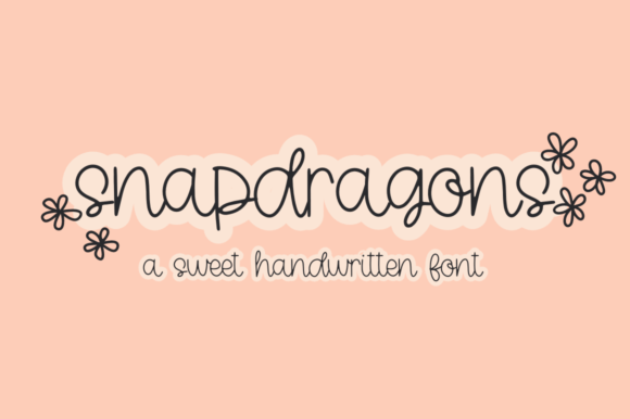 Snapdragons Font - Featured Image