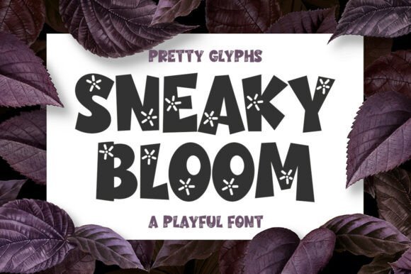 Sneaky Bloom Font - Featured Image
