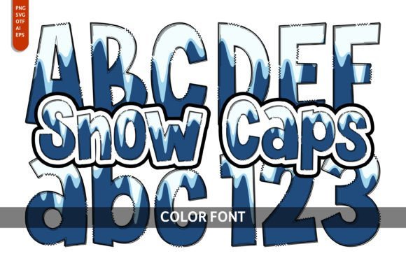 Snow Caps Font - Featured Image