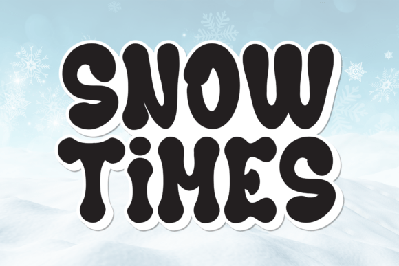 Snow Times Font - Featured Image