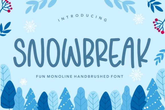 Snowbreak Font - Featured Image